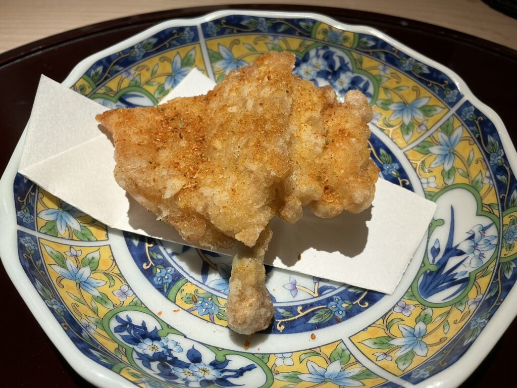 鳥焼き 小花の唐揚げ