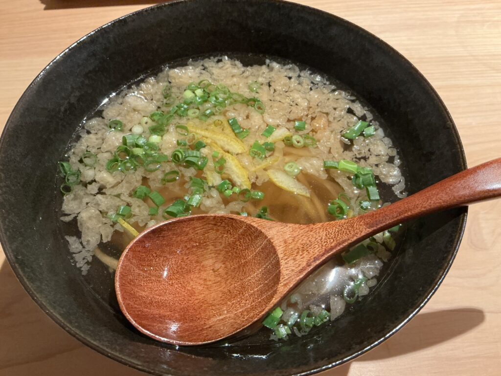 鳥そらの氷見うどん