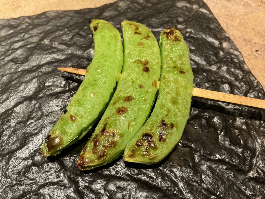 鳥おかのスナップエンドウ