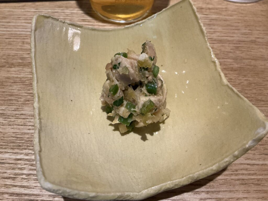 やきとりshiraのなめろう
