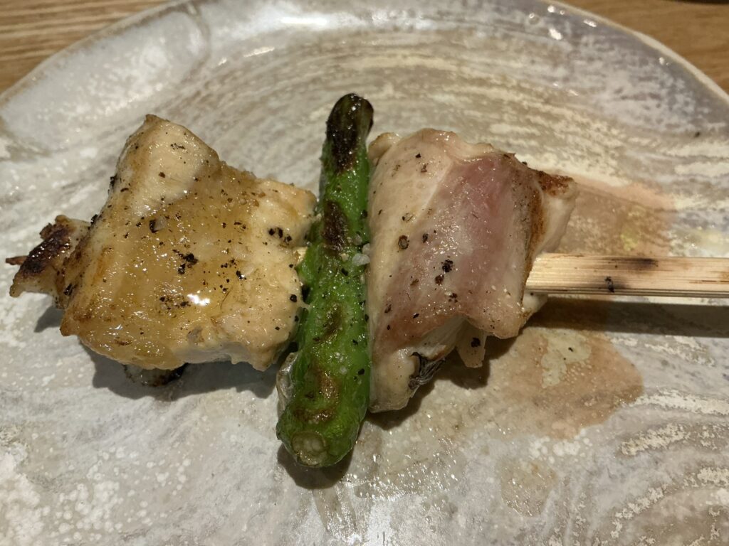 やきとりshiraのネギマ