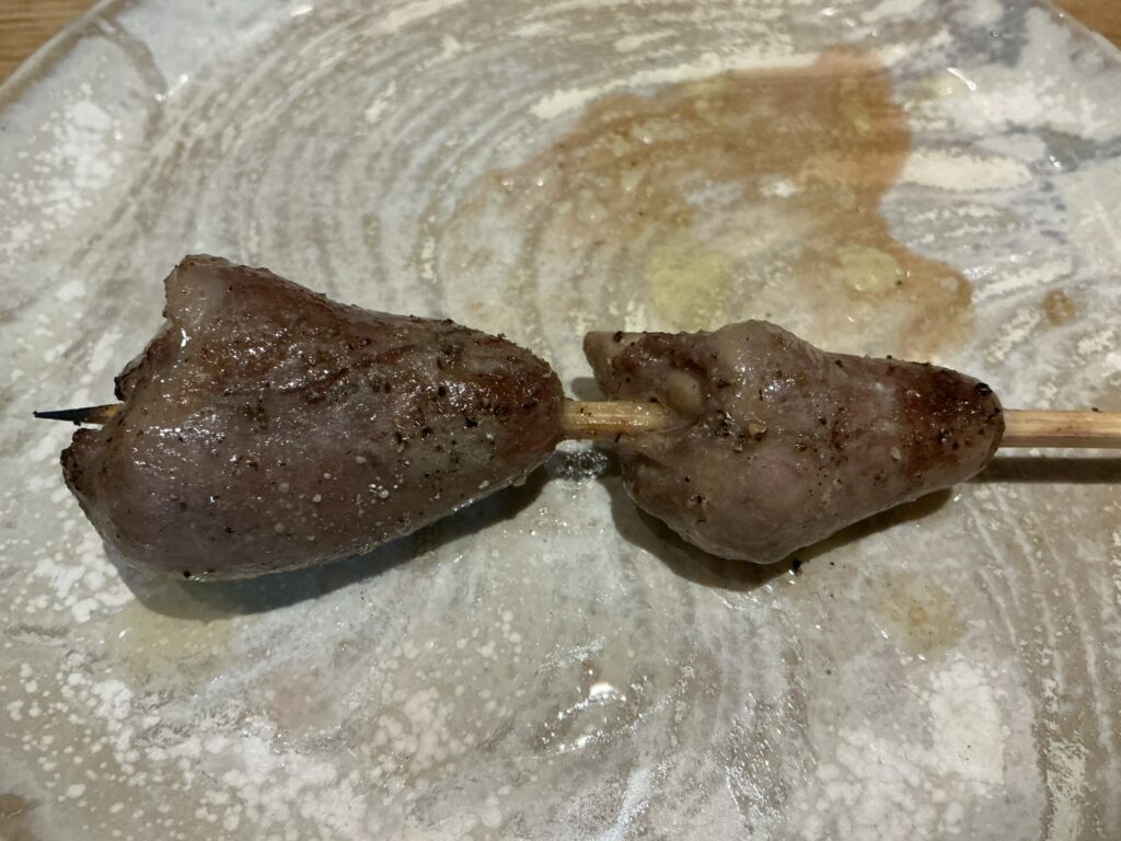 やきとりshiraのハツ