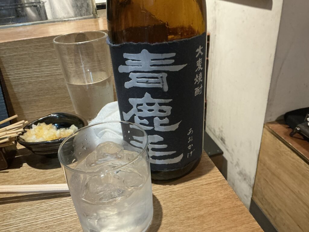 やきとりshiraの焼酎