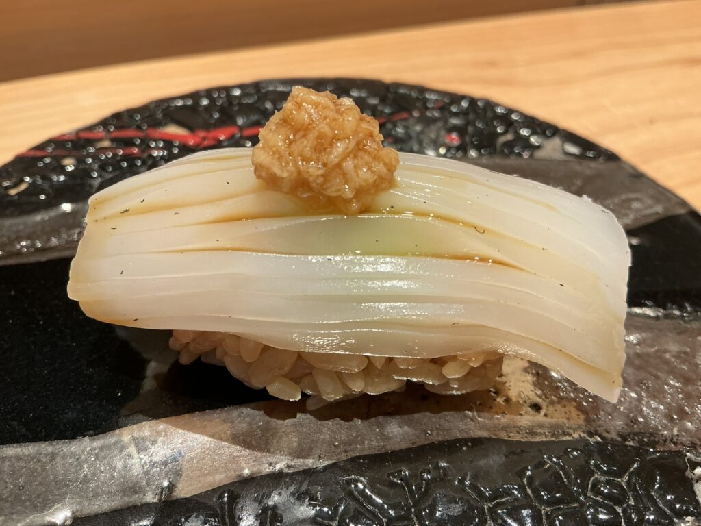 寿司清のヤリイカ