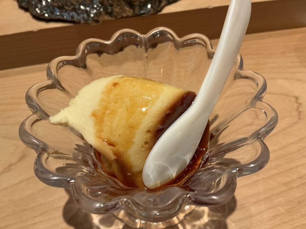 寿司清のプリン