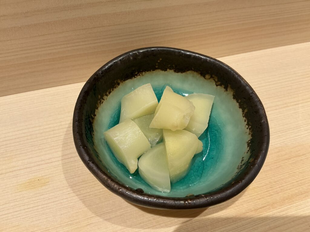 鮨せい大のガリ