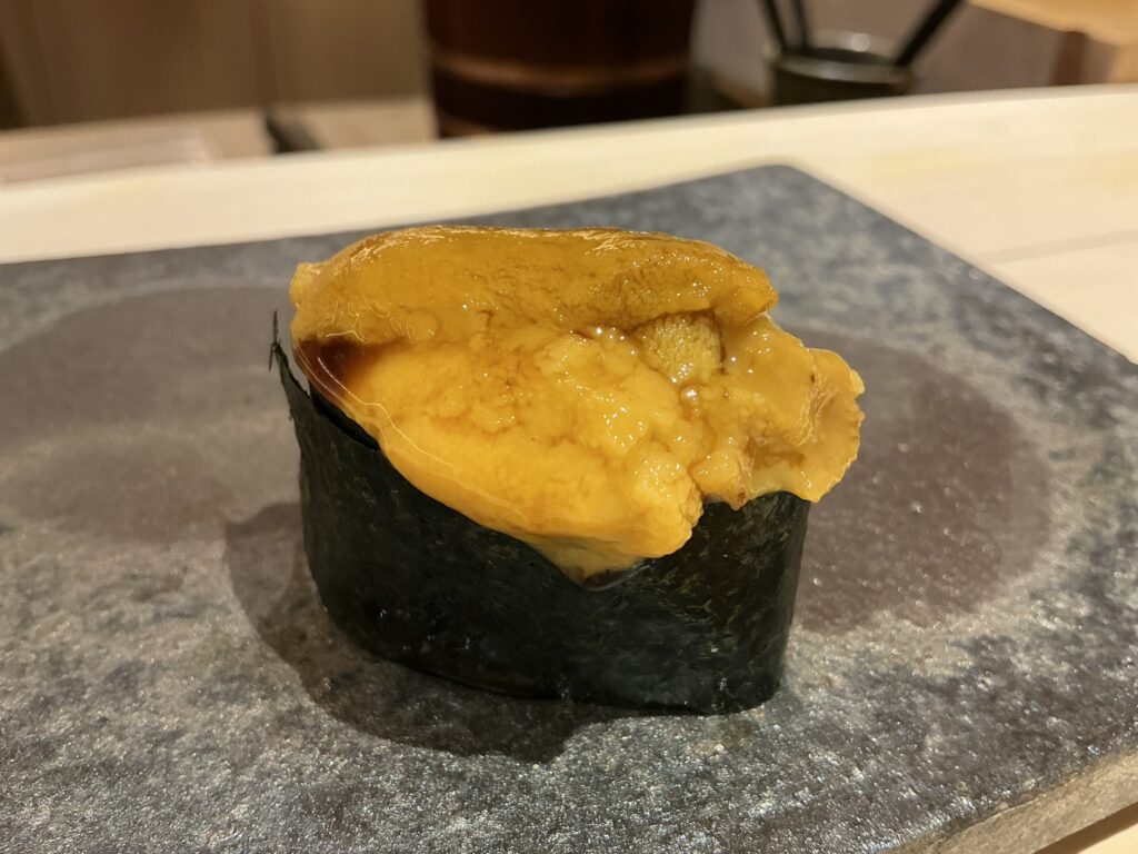 鮨せい大のウニ