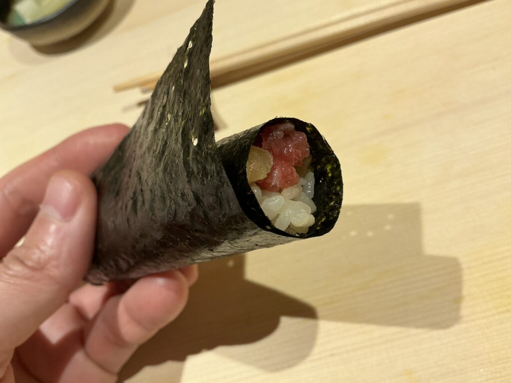 鮨せい大のトロタク