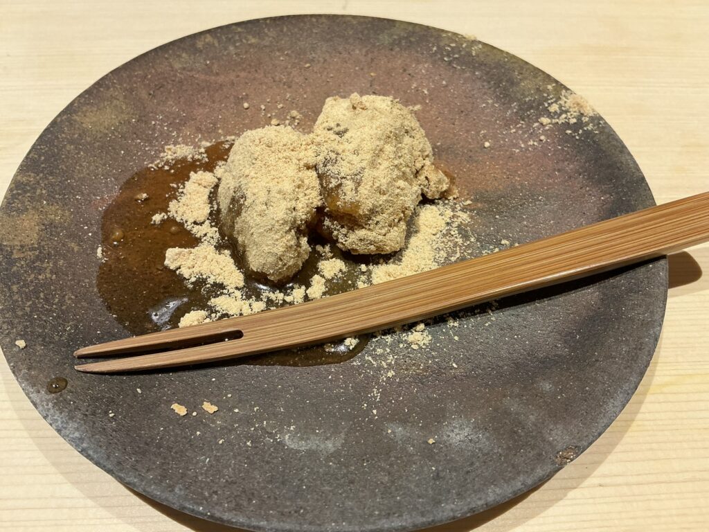 鮨せい大の焼き葛餅