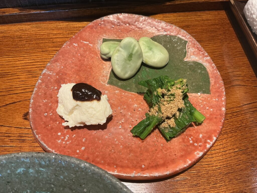 みかわ 是山居のお通し