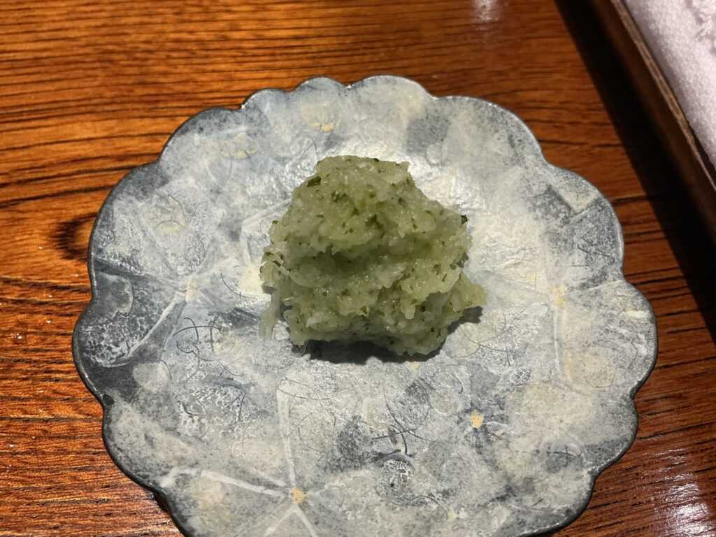 みかわ 是山居のタデ酢おろし