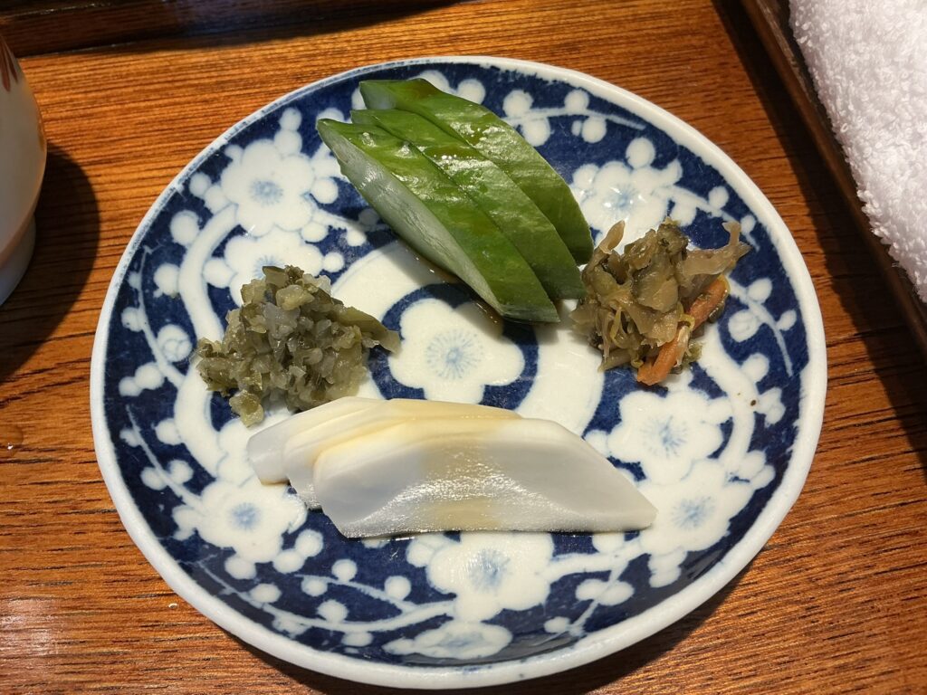 みかわ 是山居のお漬物