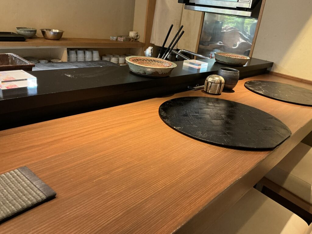 天々蕎々うめ庵の店内