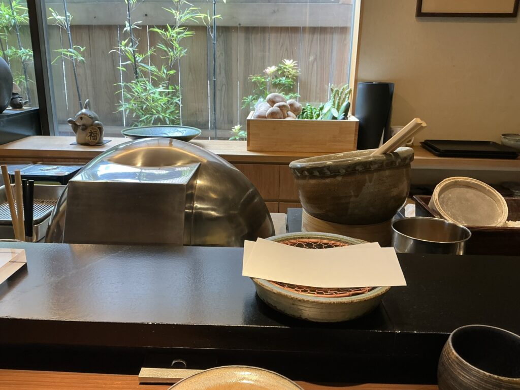 天々蕎々うめ庵の店内