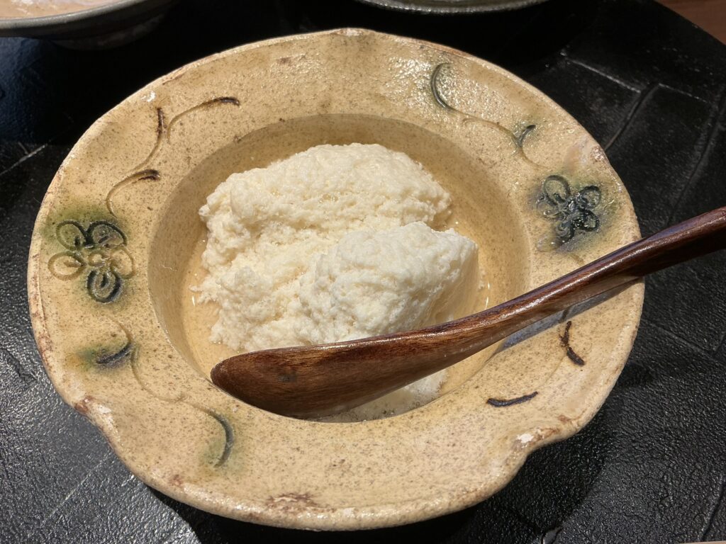天々蕎々うめ庵のねむり豆腐