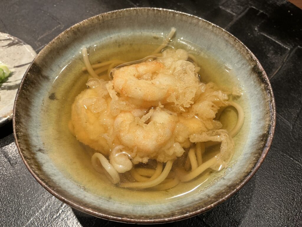 天々蕎々うめ庵のかき揚げ蕎麦