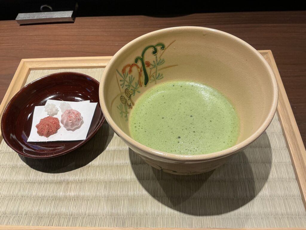 天々蕎々うめ庵の抹茶