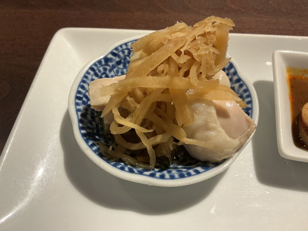 マツシマの蒸し鶏