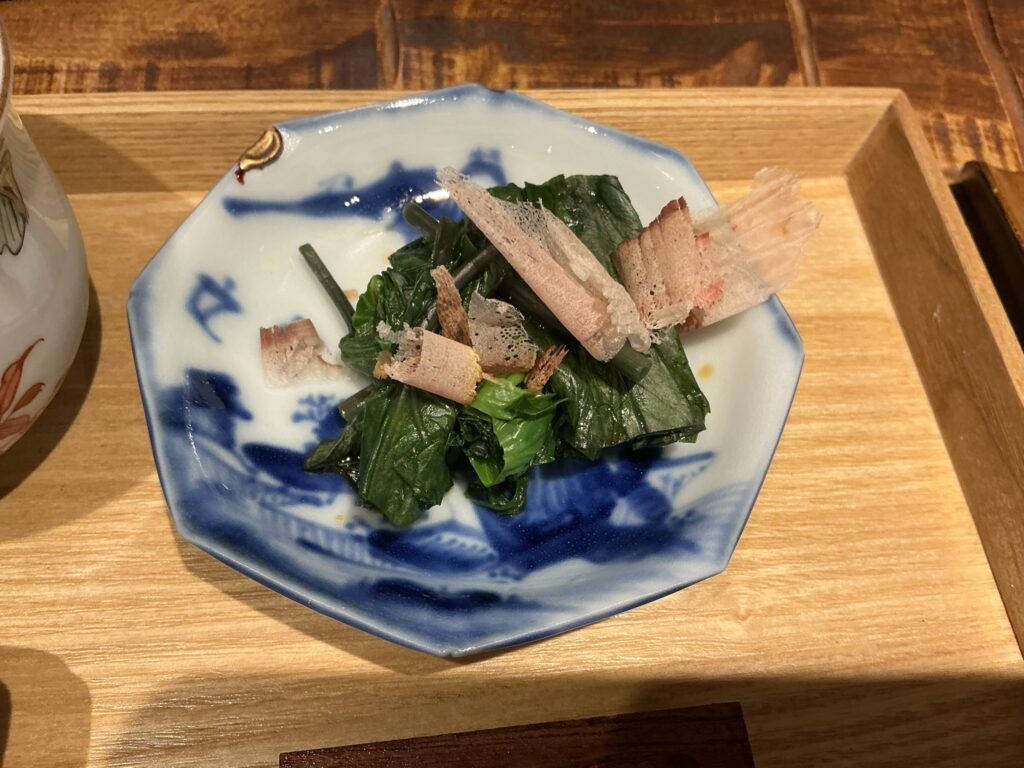 じゆうさんのシドケのお浸し
