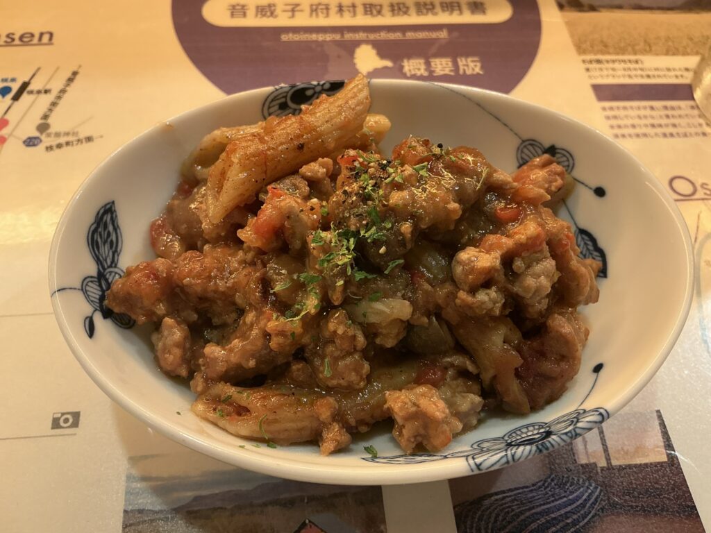 音威子府TOKYOの蕎麦粉のペンネ