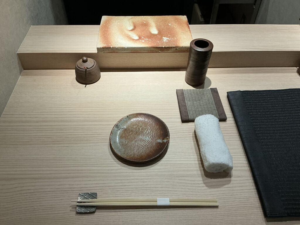 酒亭湯澤のカウンターセット