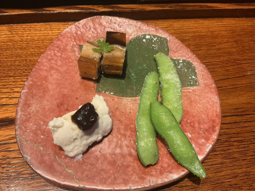 みかわ 是山居のお通し