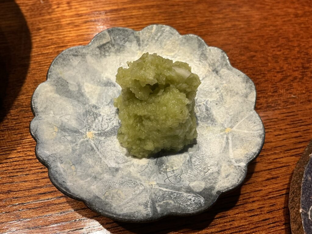 みかわ 是山居のたで酢おろし