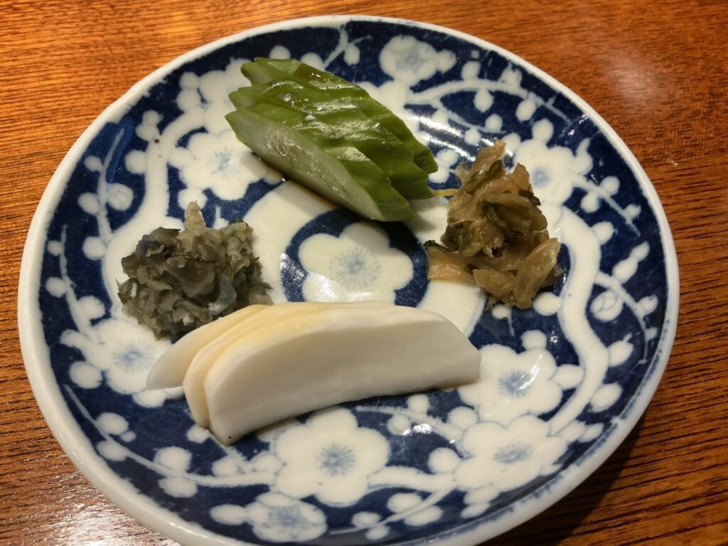 みかわ 是山居のお漬物