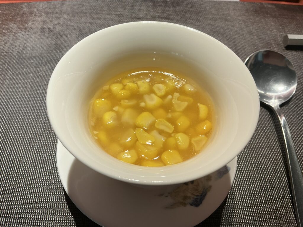 Ji-Cubeのとうもろこしのスープ