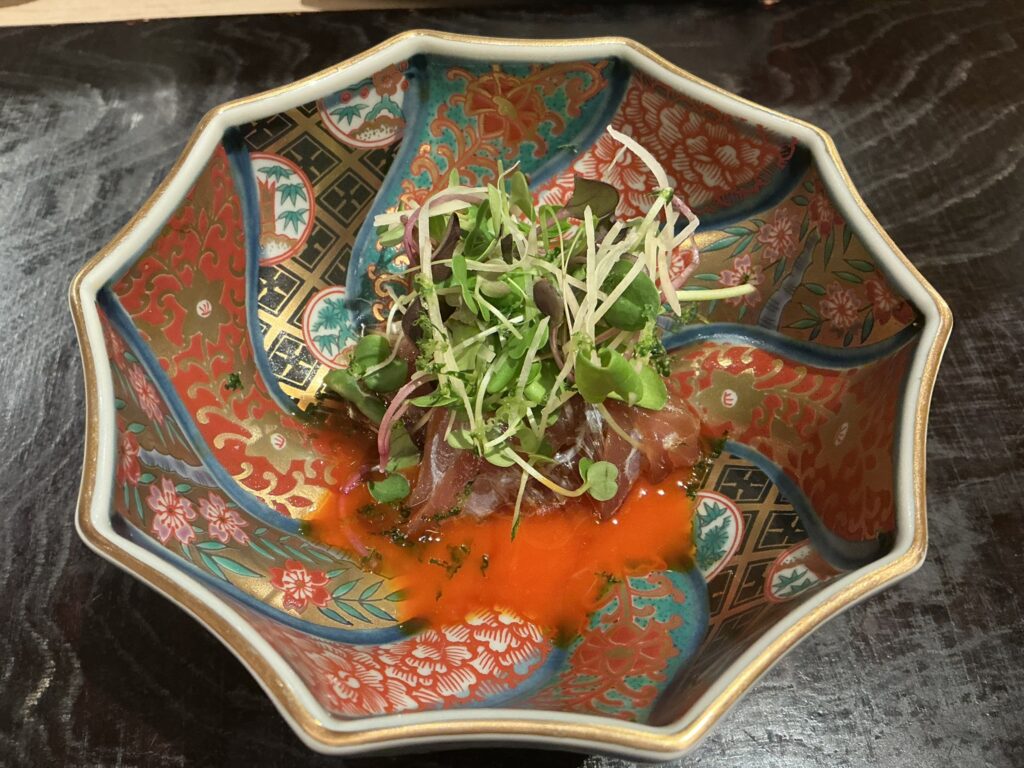 汐見のカツオのお造り