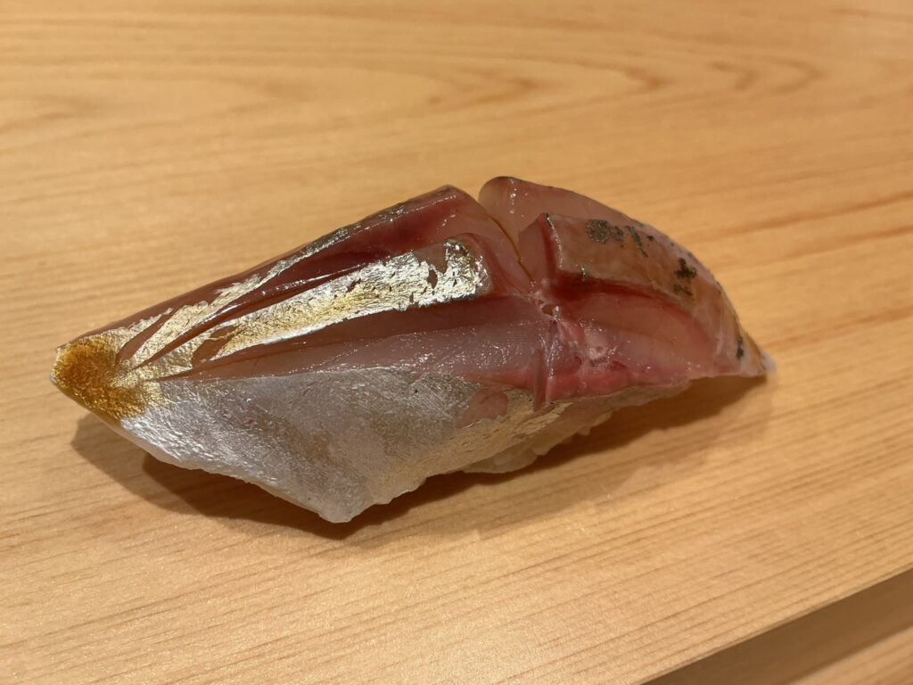鮨 めい乃のアジ