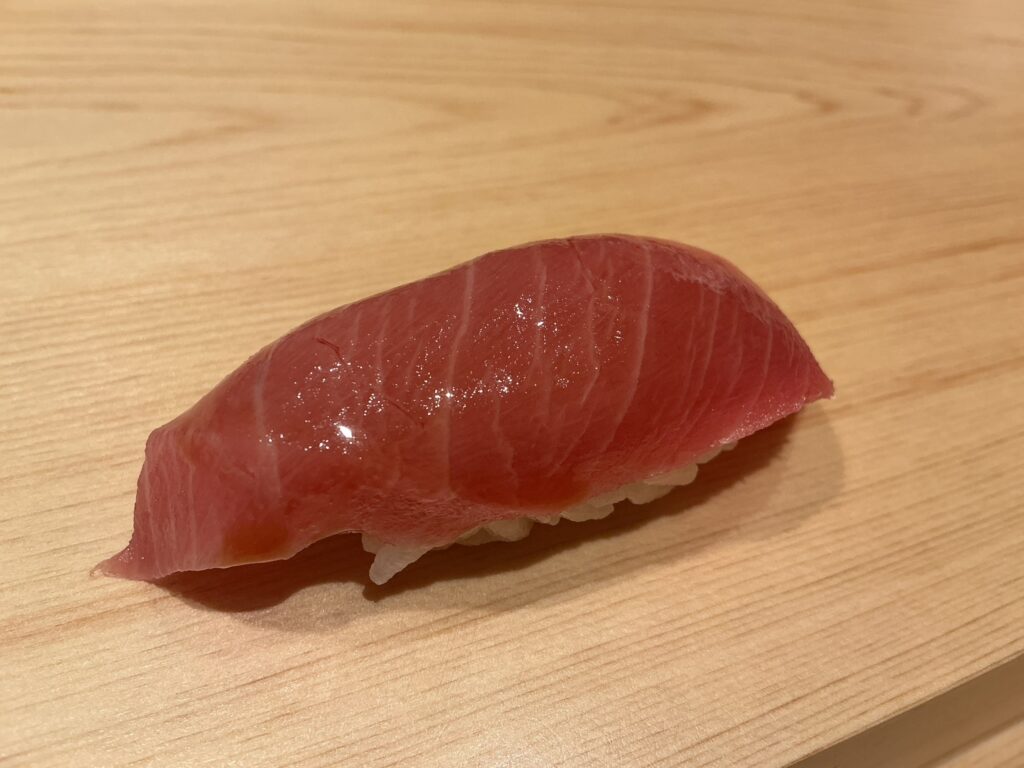 鮨 めい乃の中トロ