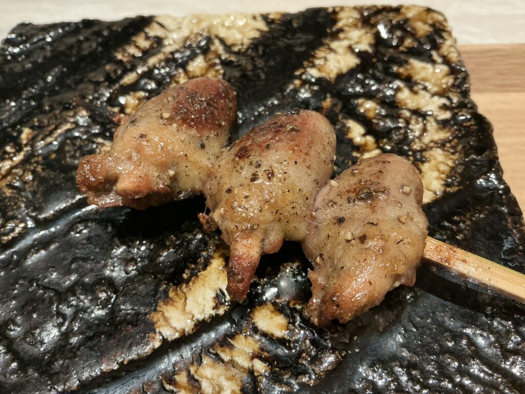 焼鳥にしきのハツ