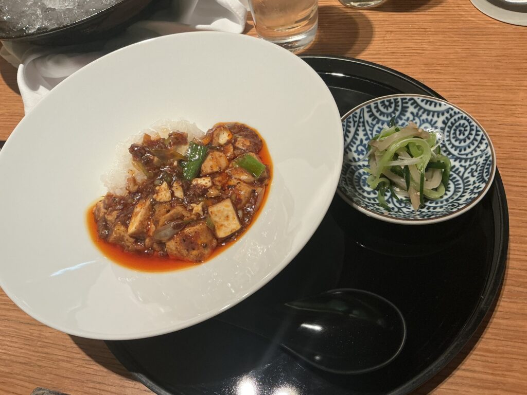 ろくさん亭の陳麻婆豆腐