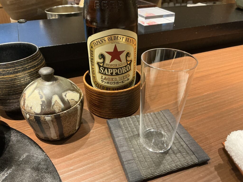 天々蕎々うめ庵のビール