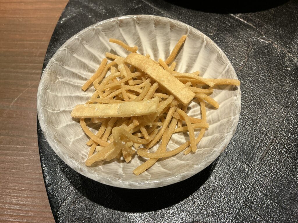 天々蕎々うめ庵のお通し