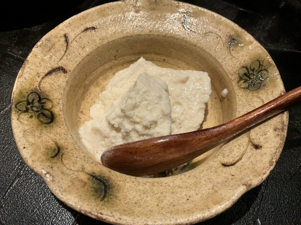 天々蕎々うめ庵のねむり豆腐