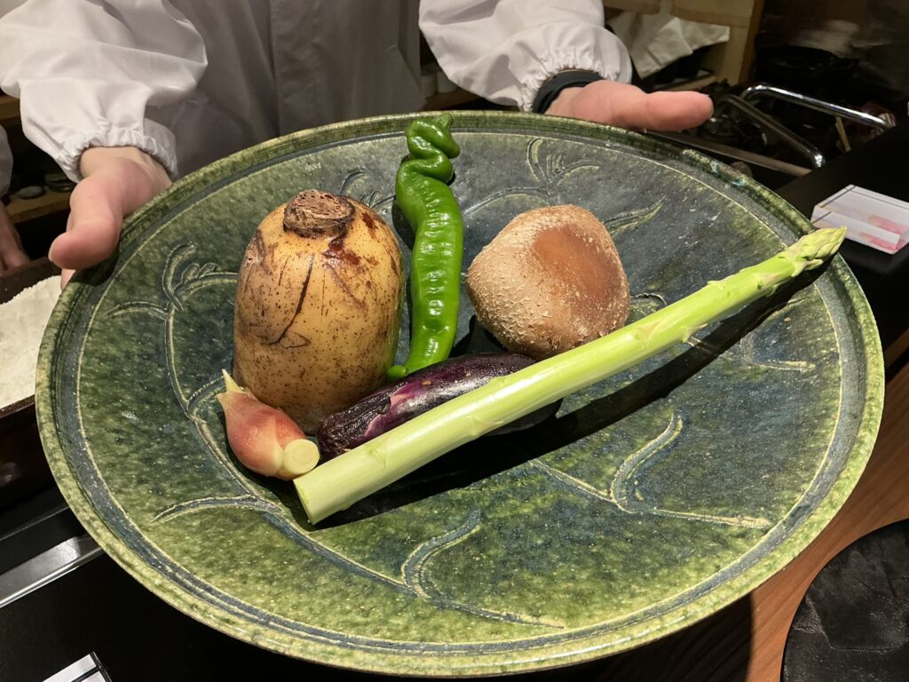 天々蕎々うめ庵のお野菜