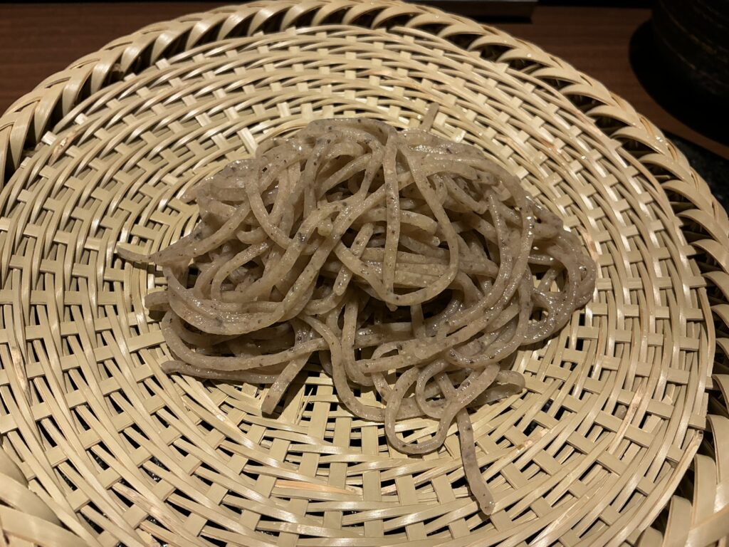 天々蕎々うめ庵の田舎せいろ