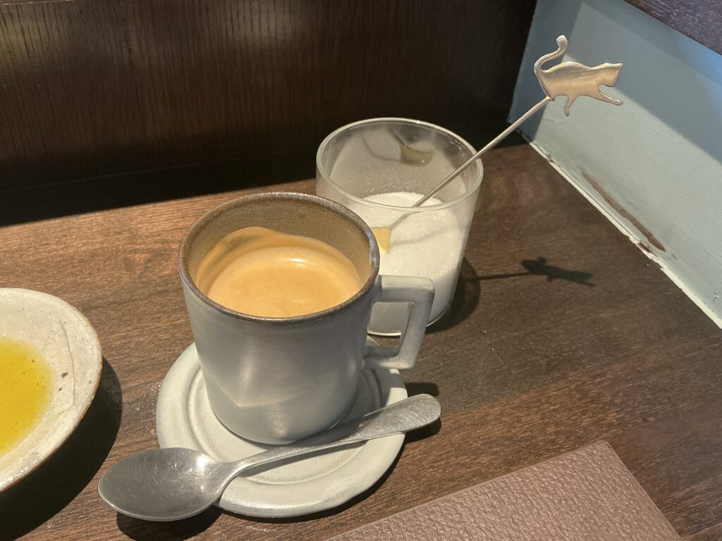 ルナ・エ・ガットのコーヒー