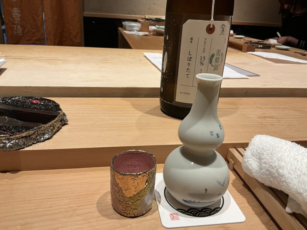 寿司清の日本酒