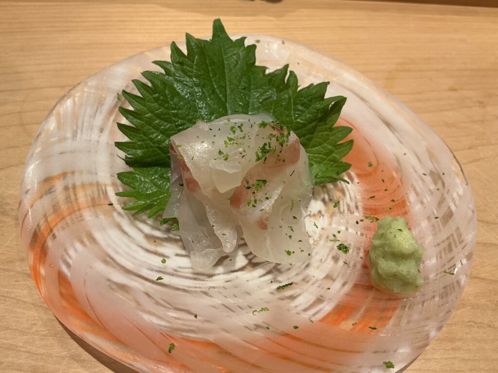 寿司清のマダイ