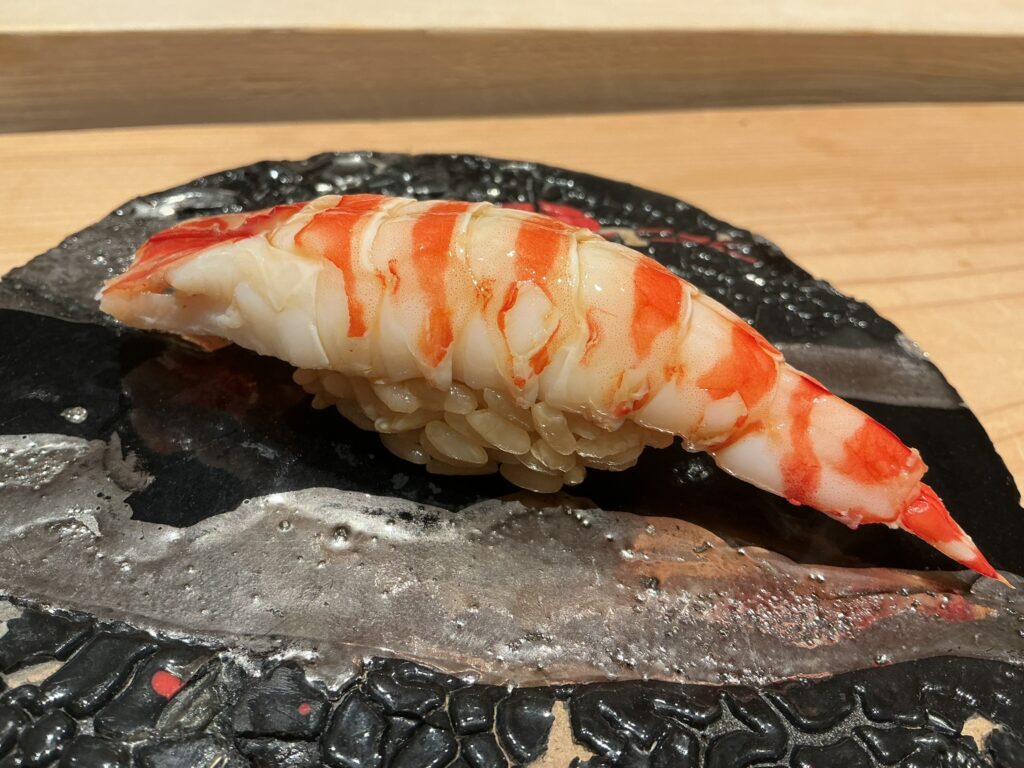 寿司清のクルマエビ