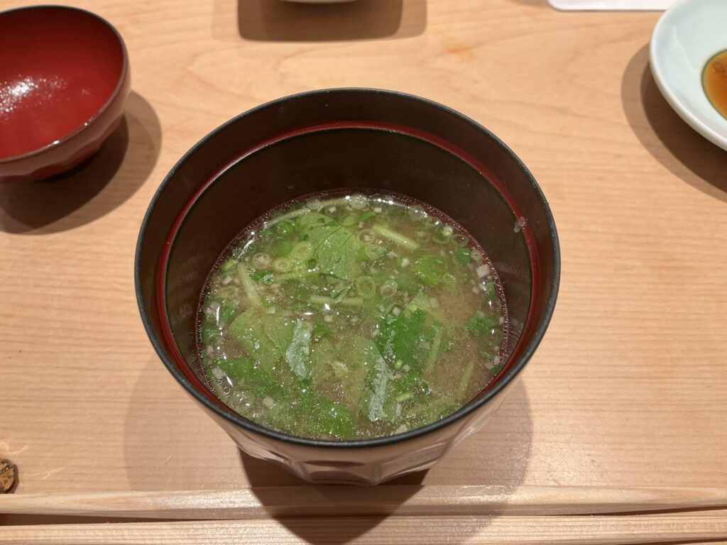 寿司清のお味噌汁