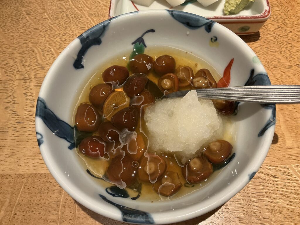 二天門やぶのなめことおろし