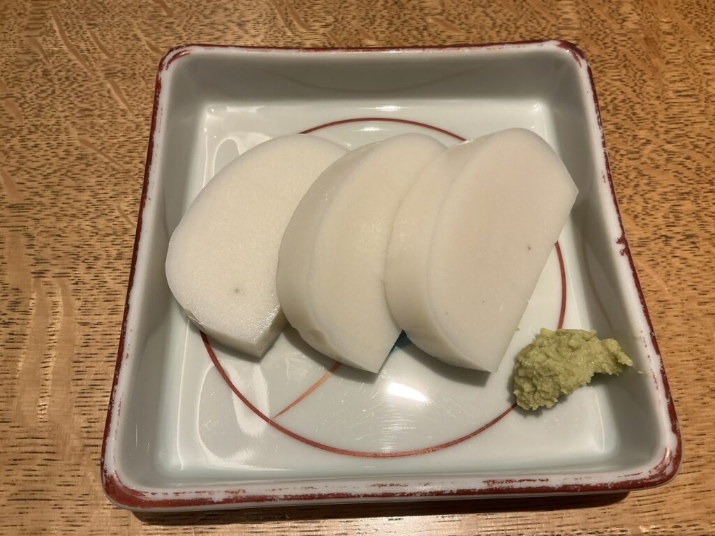 二天門やぶの板わさ