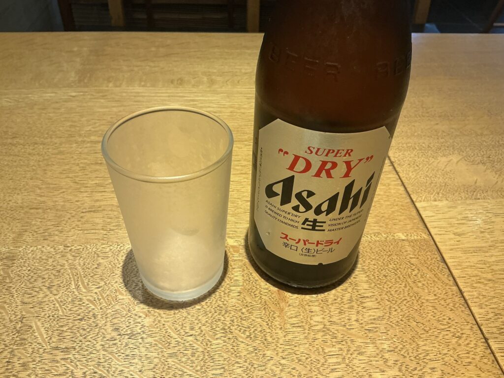 二天門やぶの瓶ビール