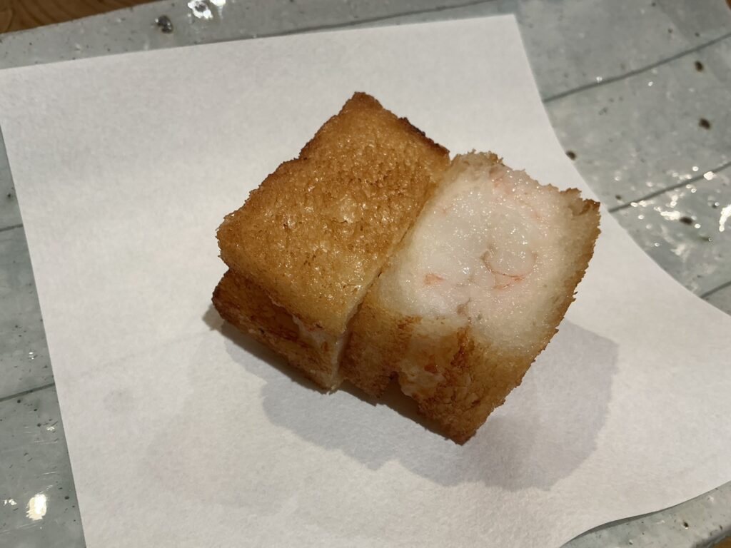 天ぷら浅沼のハトシ