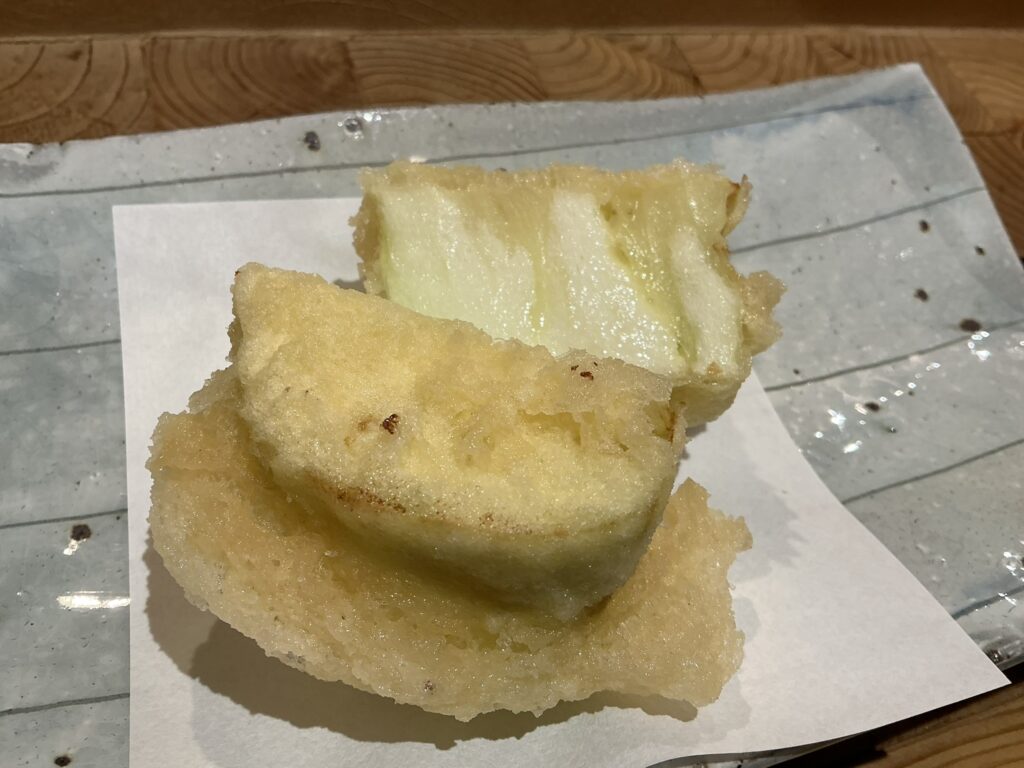 天ぷら浅沼のナス