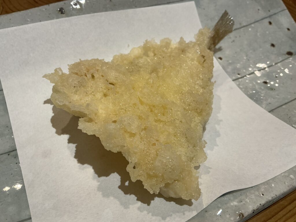 天ぷら浅沼のキス